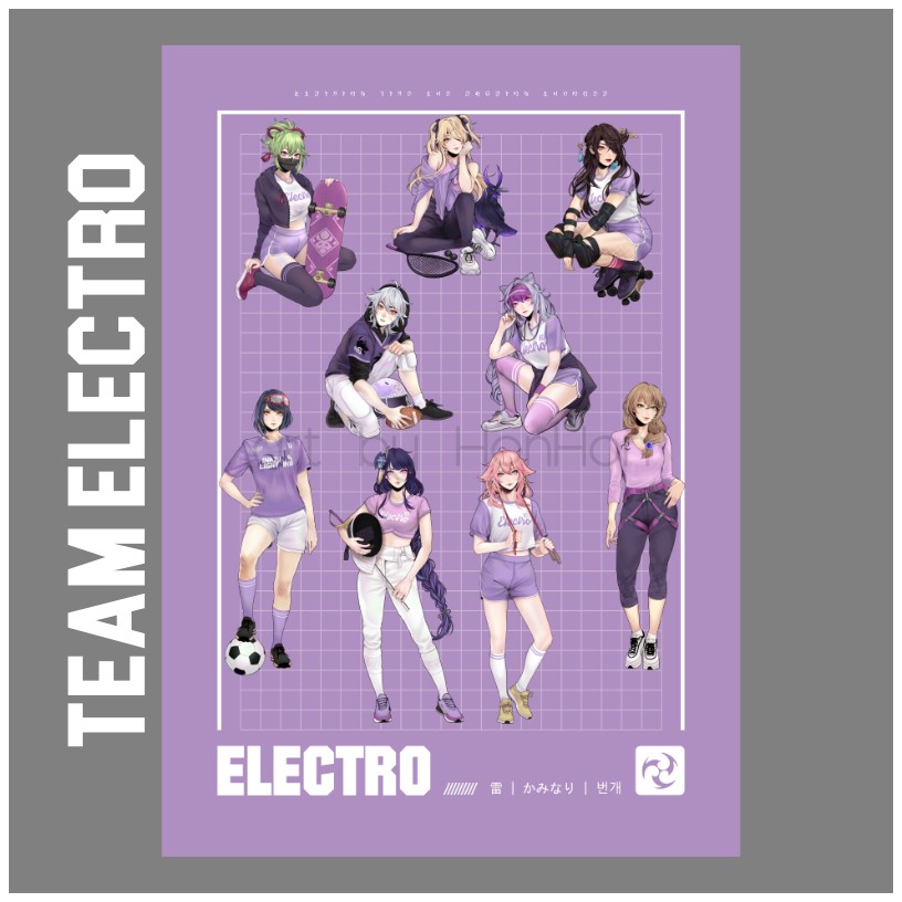 [M/L] Print "Team Electro"...