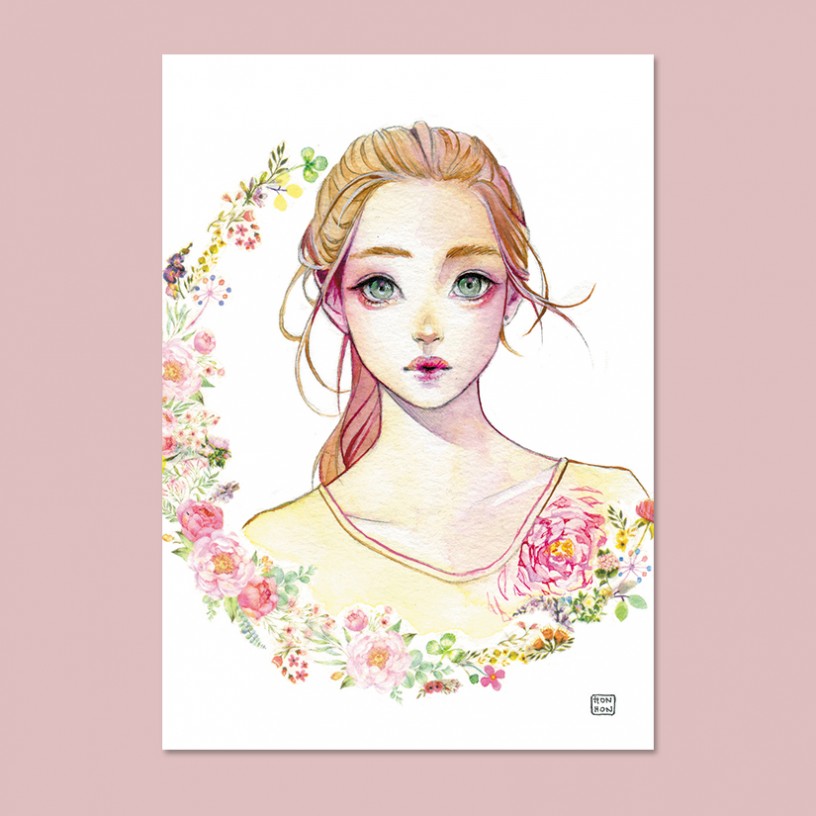 [Postcard] Print "Rosy"